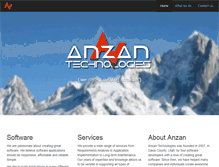 Tablet Screenshot of anzantech.com